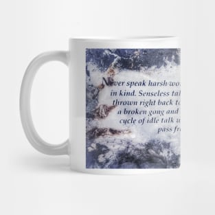 Never Speak - Buddha Mug